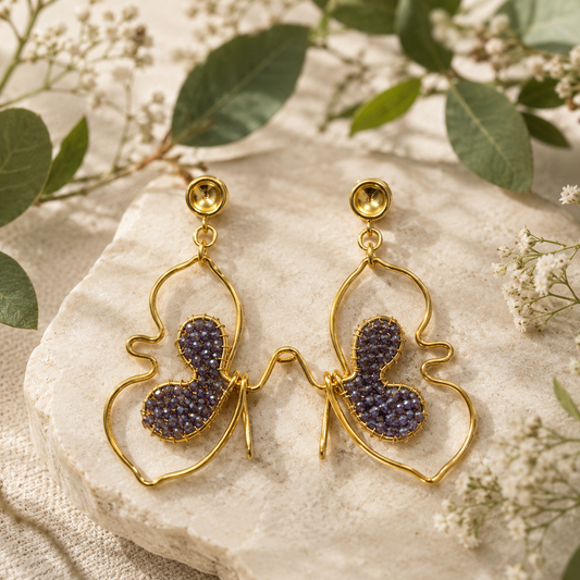 ARETES MARIPOSA ILUSION