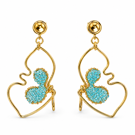 ARETES MARIPOSA ILUSION