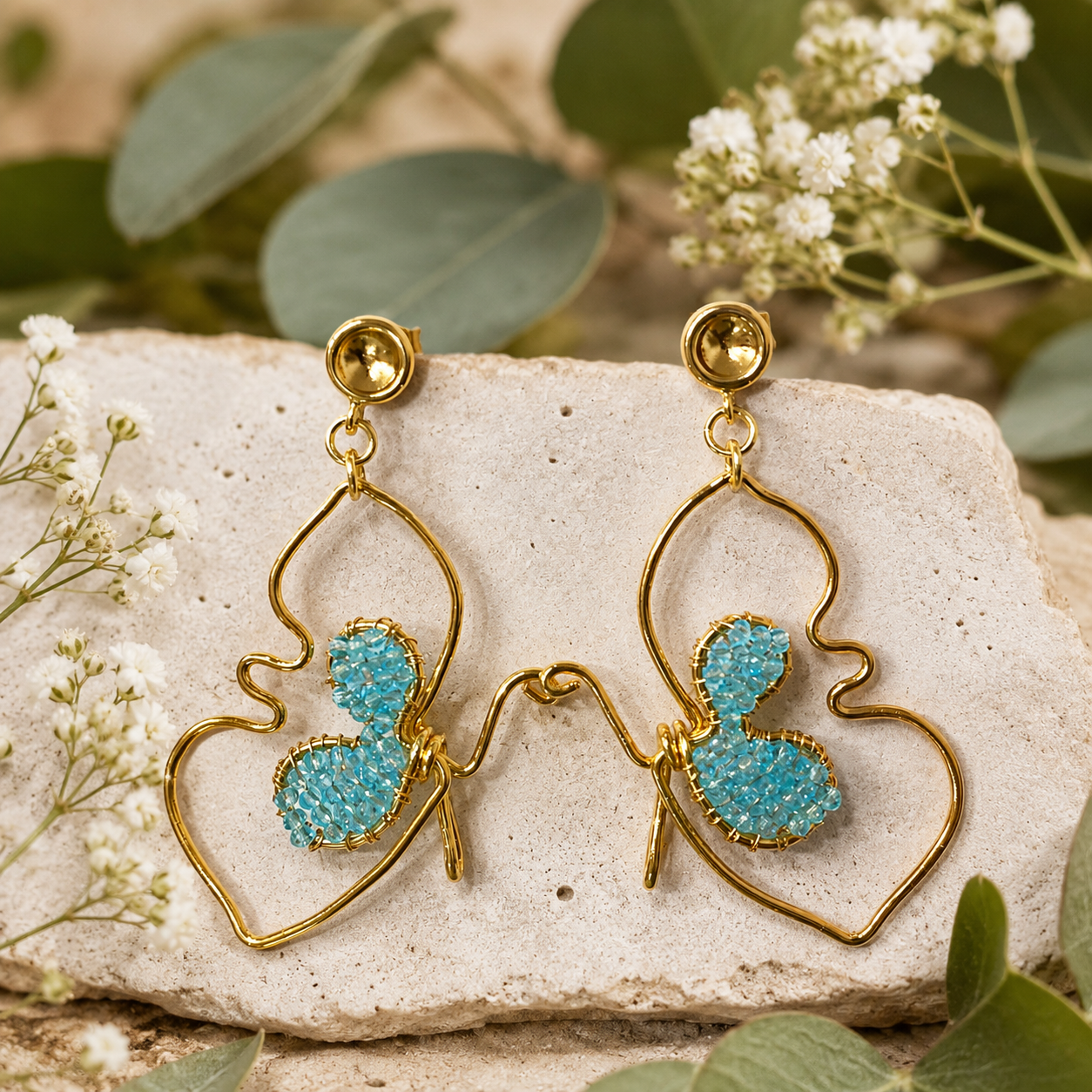 ARETES MARIPOSA ILUSION