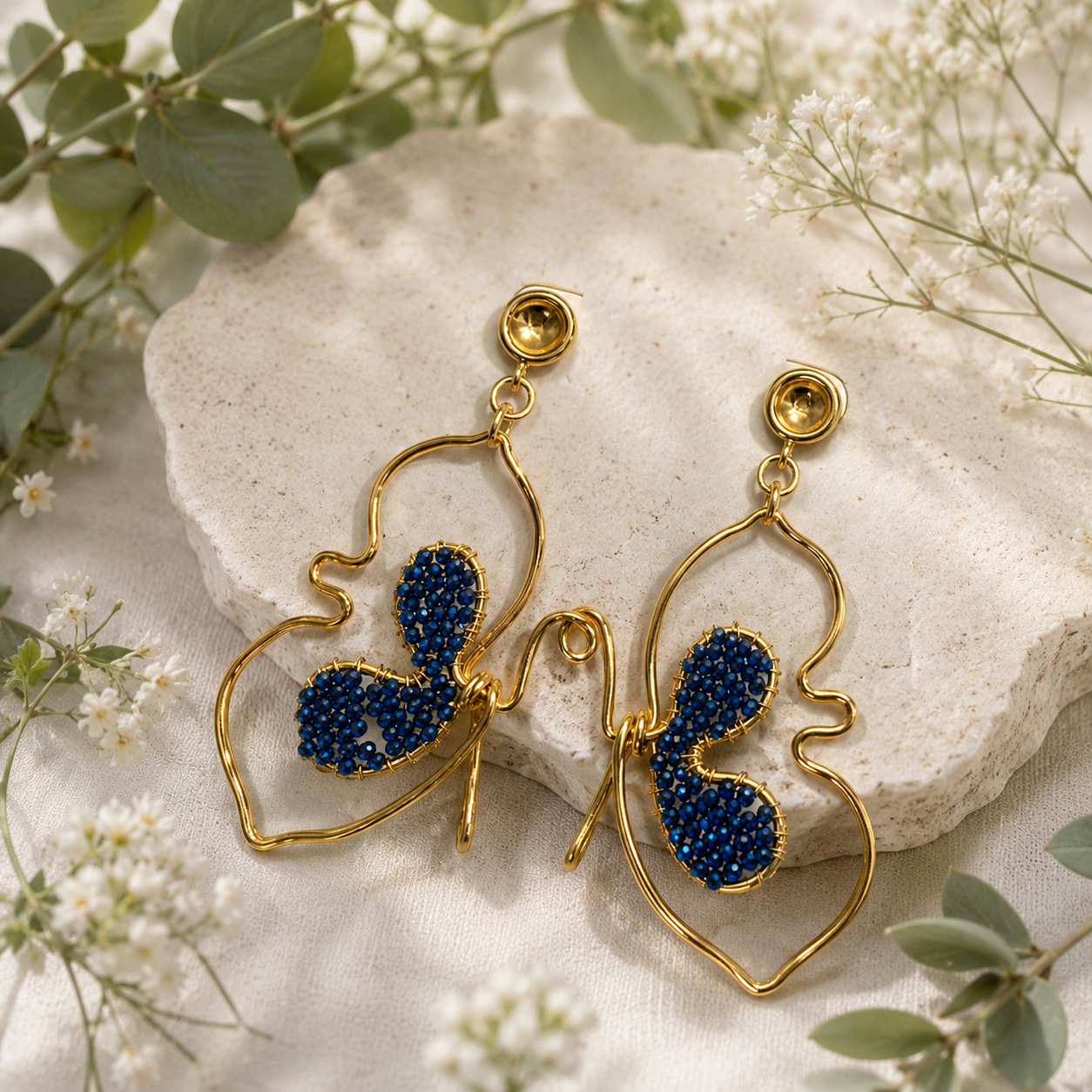 ARETES MARIPOSA ILUSION