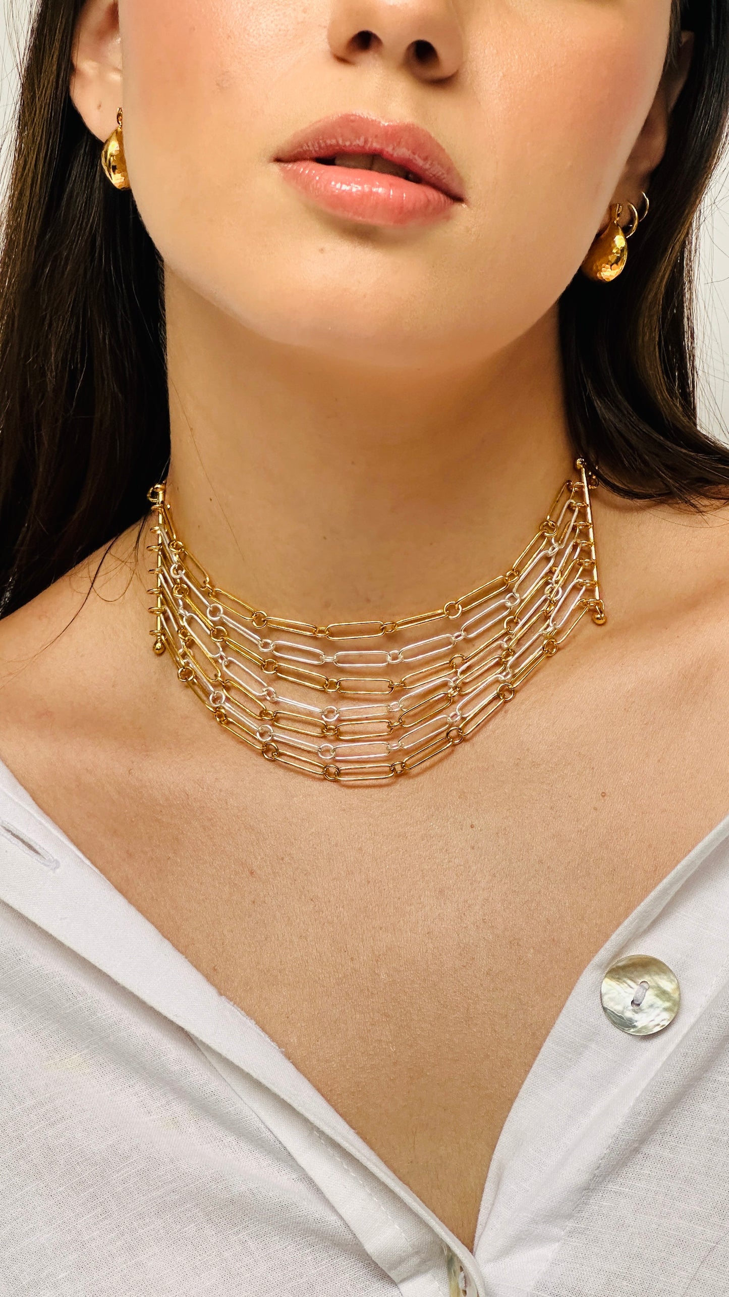 Choker MAKEDA CADENAS MIX